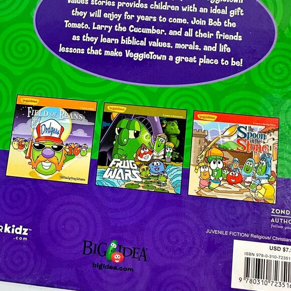 2/$8 VeggieTales-Adventures in VeggieTown-3 Books in 1 (Hardcover) - Picture 6 of 10